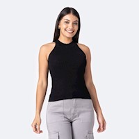 Tops Mujer Pionier Negro Elixy